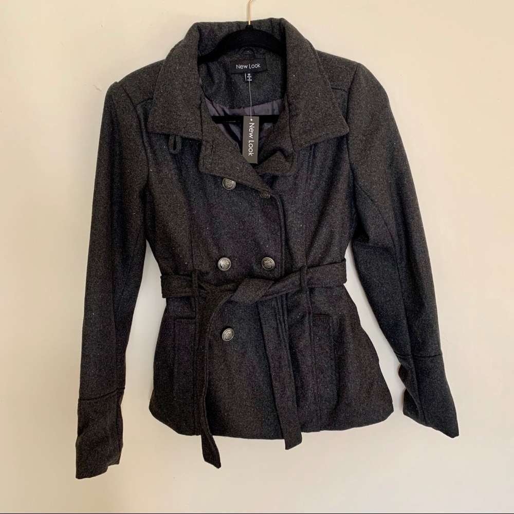 New Look “Wool” Peacoat